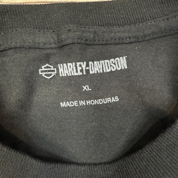 Harley Davidson Men's Graphic T-Shirt 100% Cotton Black Size XL‎ NWOT - Picture 4 of 7